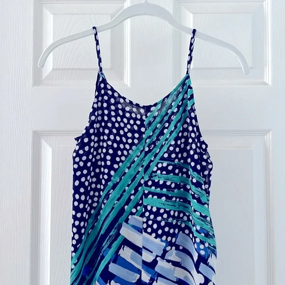 NIC+ZOE | Maxi Dress | PP | 0-2 | Bloom Me Away | Blue Green White | Lined | $35 - Picture 8 of 15
